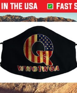 Qanon Wwg1wga Q Anon Cloth Face Mask