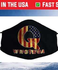 Qanon Wwg1wga Q Anon Cloth Face Mask