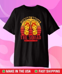 Spring Break Squad 2021 Retro Vintage Flip Flop Matching Classic T-Shirt