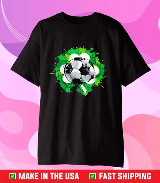 St Patrick's Day Soccer - St. Pattys - Shamrock Classic T-Shirt