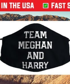 Team Meghan and Harry - Markle Prince Harry Interview Filter Face Mask