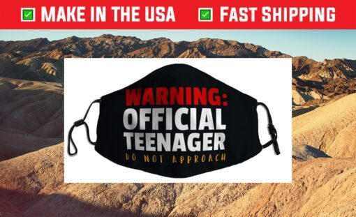 Teenager 13 Year Old Funny 13th Birthday Cloth Face Mask