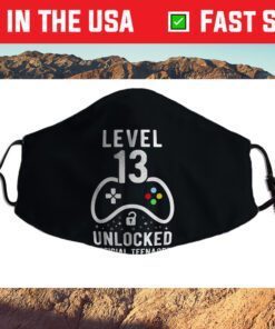 Official Teenager 13th Birthday Level 13 Unlocked T-Shirt