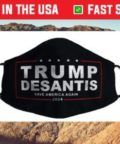 Trump DeSantis 2024 USA Election Campaign Cloth Face Mask