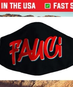Trust Team Fauci Love Fauci 6 feet Distance Cloth Face Mask