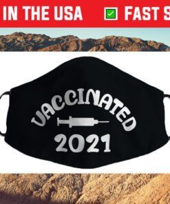 Vaccinated 2021 Cloth Face Mask