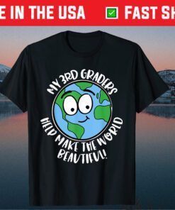 3rd Grade Teacher Earth Day Designs Classic T-Shirt