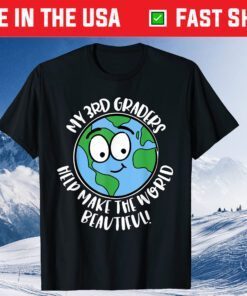 3rd Grade Teacher Earth Day Designs Classic T-Shirt