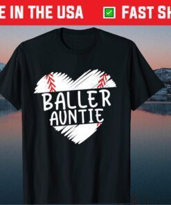 Aunt Baseball Baller Auntie Mother's Day Classic T-Shirt