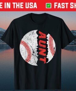 Ball Aunt Softball Baseball Mother's Day Gift T-Shirt