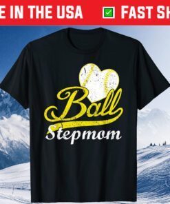Ball Stepmom Softball Baseball Us 2021 T-Shirt