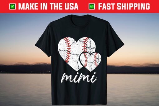 Baseball Mimi Mother's Day Baseball T-Shirt