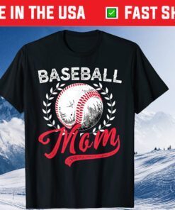 Baseball Mom Softball Mom Mother's Day Us 2021 T-Shirt