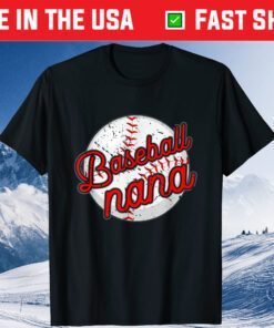 Baseball Nana Baseball Player Grandmother Mother's Day Classic T-Shirt