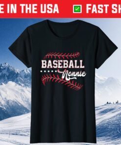 Baseball Nonnie Funny Baseball Nonnie Mothers Day Classic T-Shirt