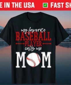 Baseball Player Mom Mama Mother's Day Us 2021 T-Shirt