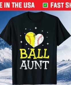 Baseball and Softball Mother's Day Gift T-Shirt