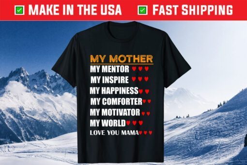 Best Mother Description for appreciation mom on Mothers Day Classic T-Shirt