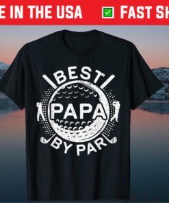 Best Papa By Par Golf Lover Father's Day T-Shirt