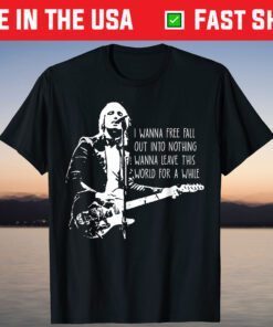 Black and White Retro Tom Art Petty Essential Country Music T-Shirt