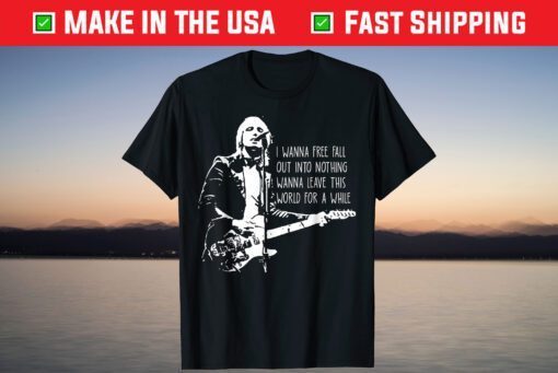 Black and White Retro Tom Art Petty Essential Country Music T-Shirt