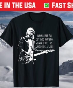 Black and White Retro Tom Art Petty Essential Country Music T-Shirt