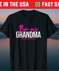 Bonus Grandma Mother's Day Step Grandma T-Shirtshirt