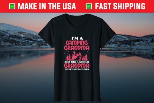 Camping Grandma Funny I'm A Camping Grandma Mother's Day Us 2021 T-Shirt