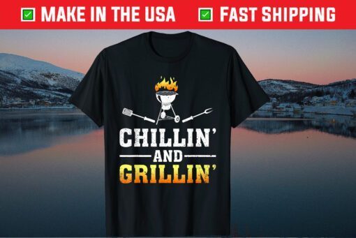 Chillin Grillin Fathers Day BBQ Barbeque Classic T-Shirt