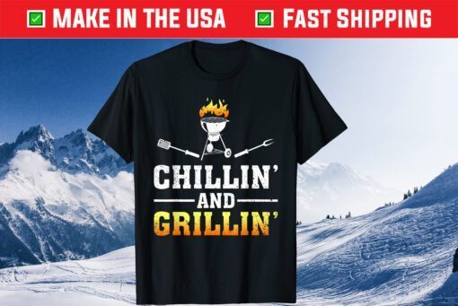 Chillin Grillin Fathers Day BBQ Barbeque Classic T-Shirt