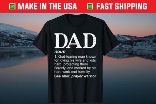 Christian Dad Definition Fathers Day DAD Classic T-Shirts