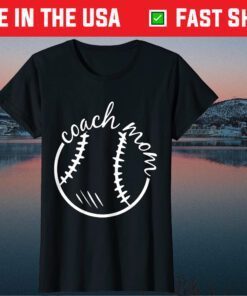 Coach Mom Mothers-Day Baseball Sport Lover Mama Mommy Momma Classic T-Shirt