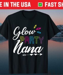 Color Vintage Retro Party Nana Happy Mother Day Love Classic T-Shirt