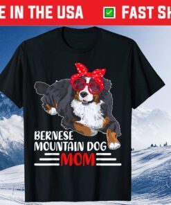 Cute Bernese Mountain Dog Mom Mother's Day Gift T-Shirt