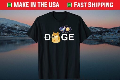 Dogecoin Doge HODL To the Moon Crypto Meme Classic T-Shirt