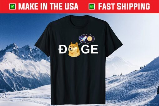 Dogecoin Doge HODL To the Moon Crypto Meme Classic T-Shirt