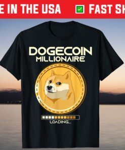 Dogecoin Millionaire Loading Funny Crypto Cryptocurrency Classic T-Shirt