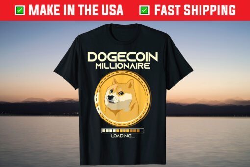 Dogecoin Millionaire Loading Funny Crypto Cryptocurrency Classic T-Shirt