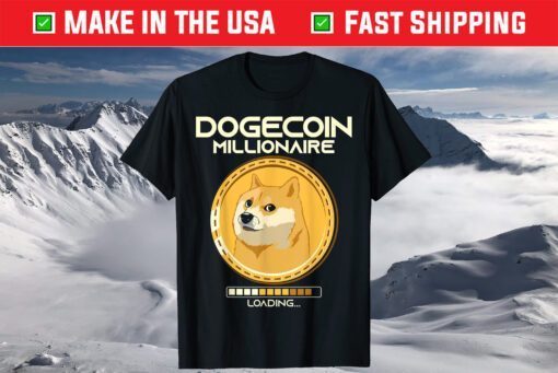 Dogecoin Millionaire Loading Funny Crypto Cryptocurrency Classic T-Shirt