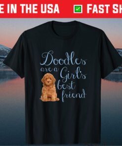 Doodles are a Girl's Best Friend Golden Labradoodle Dog Mom Classic T-Shirt