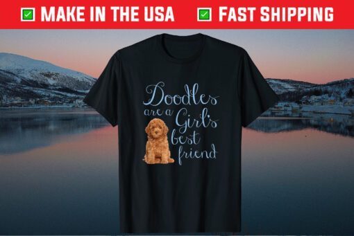 Doodles are a Girl's Best Friend Golden Labradoodle Dog Mom Classic T-Shirt