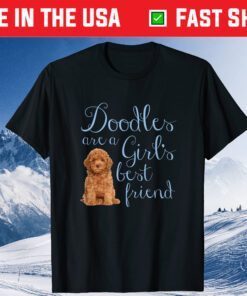 Doodles are a Girl's Best Friend Golden Labradoodle Dog Mom Classic T-Shirt