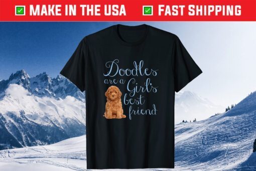 Doodles are a Girl's Best Friend Golden Labradoodle Dog Mom Classic T-Shirt