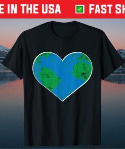 Earth Heart Shirt Earth Day Classic T-Shirt