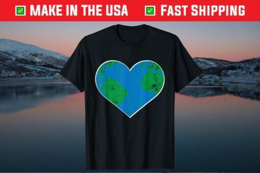 Earth Heart Shirt Earth Day Classic T-Shirt