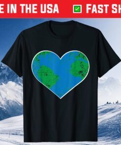 Earth Heart Shirt Earth Day Classic T-Shirt