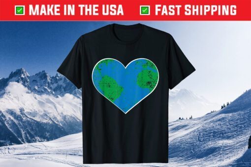 Earth Heart Shirt Earth Day Classic T-Shirt