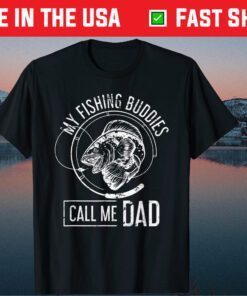 Fishing Buddies Fishermen Fathers Day Son Dad Fishing Classic T-Shirt