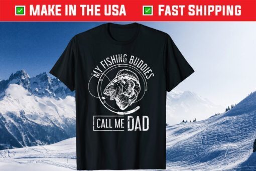 Fishing Buddies Fishermen Fathers Day Son Dad Fishing Classic T-Shirt