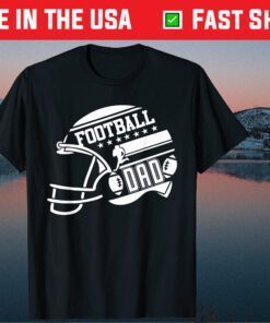 Football Dad Helmet For Men Proud Fathers Day College Season Classic T-Shirt